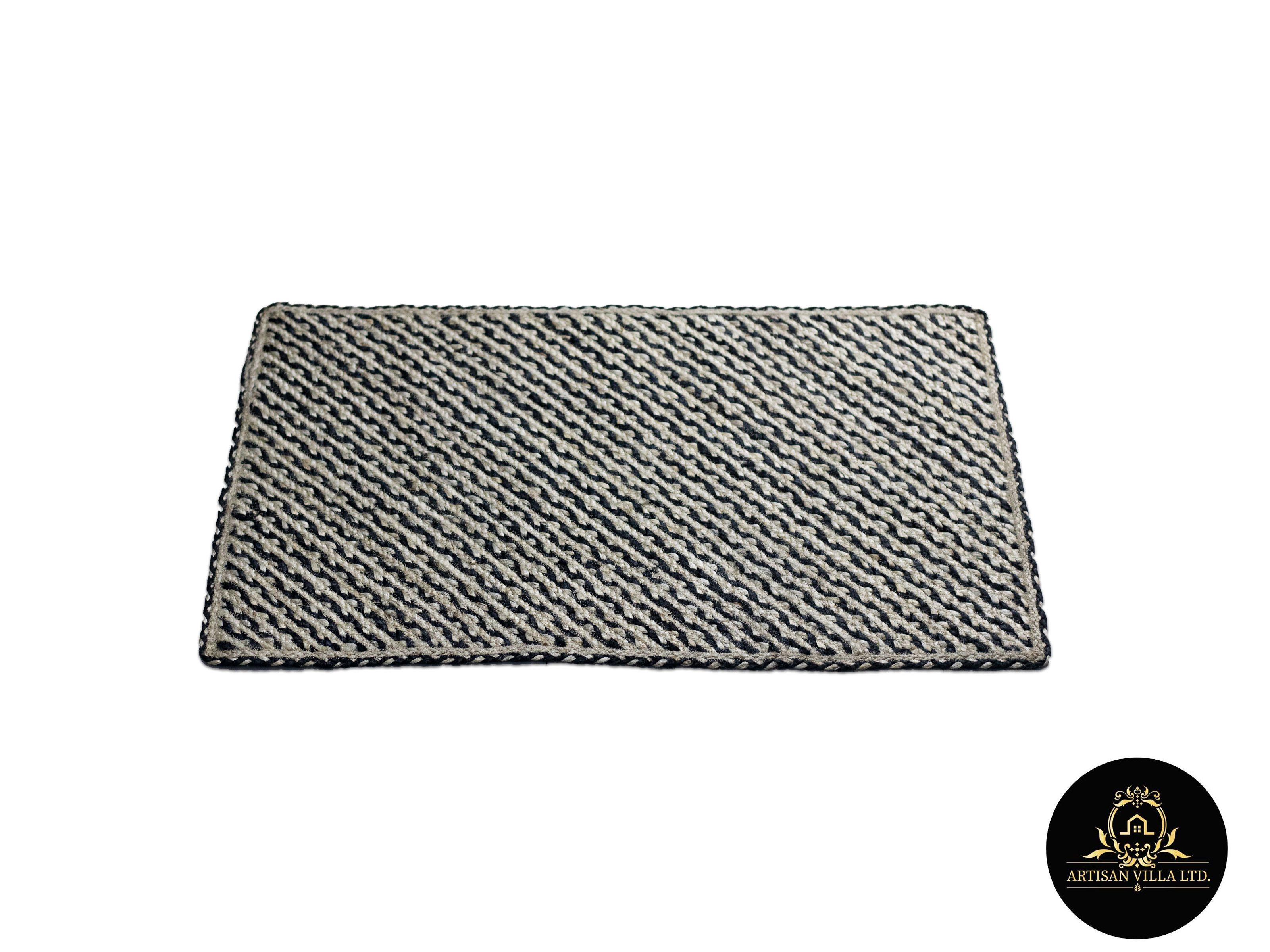 Jute Color Braided Rectangle Rug